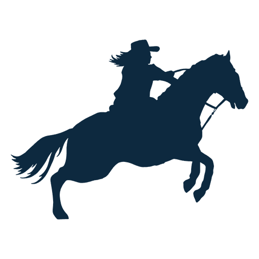 Cowgirl silhouette
